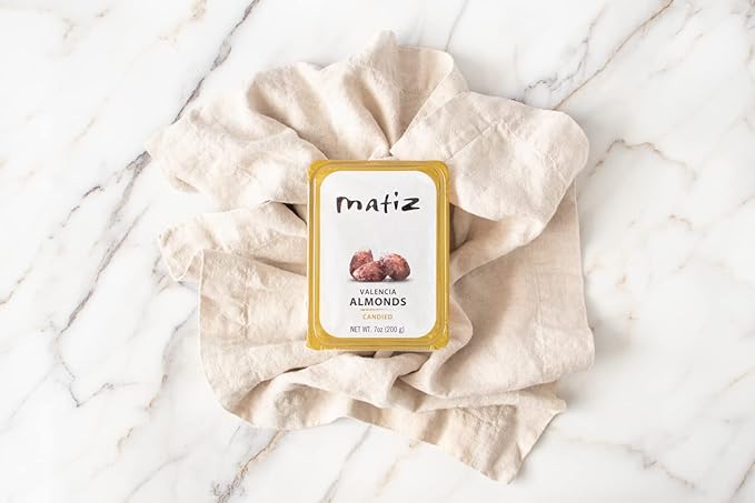 Matiz Valencia Almonds Candied | Spanish | Natural | Artisanal | 7oz/200g | (1 Pack - 200g Valencia Candied)