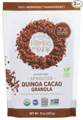 One Degree Sprouted Oat Granola Quinoa Cacao 11-Ounce (Pack of 2)