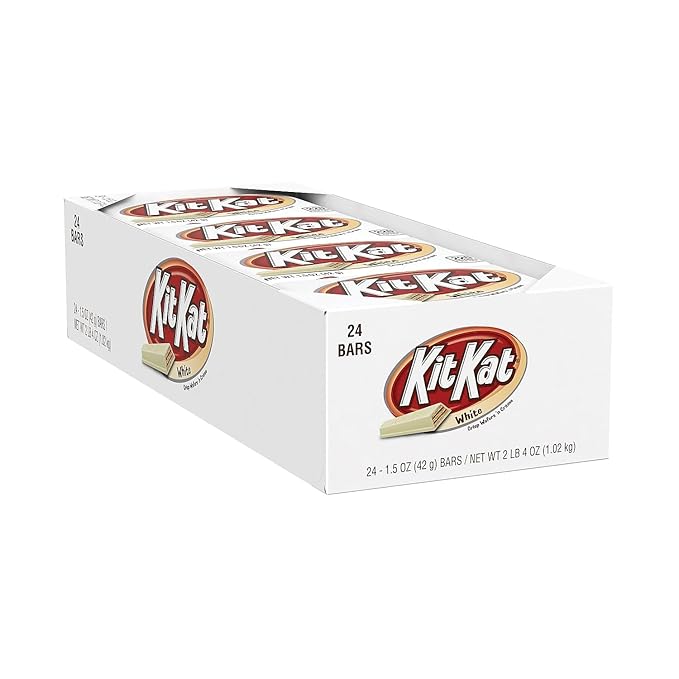 KIT KAT White Creme Wafer Candy Bars 1.5 oz (24 Count)