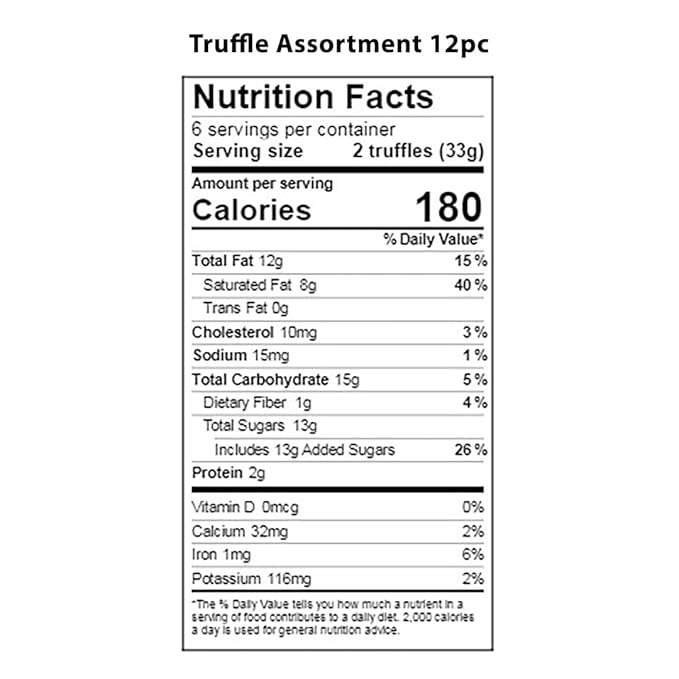 Vermont Nut Free Chocolates Boxed Chocolates (Truffle Assortment) 12-Piece Nut-Free Egg-Free Kosher