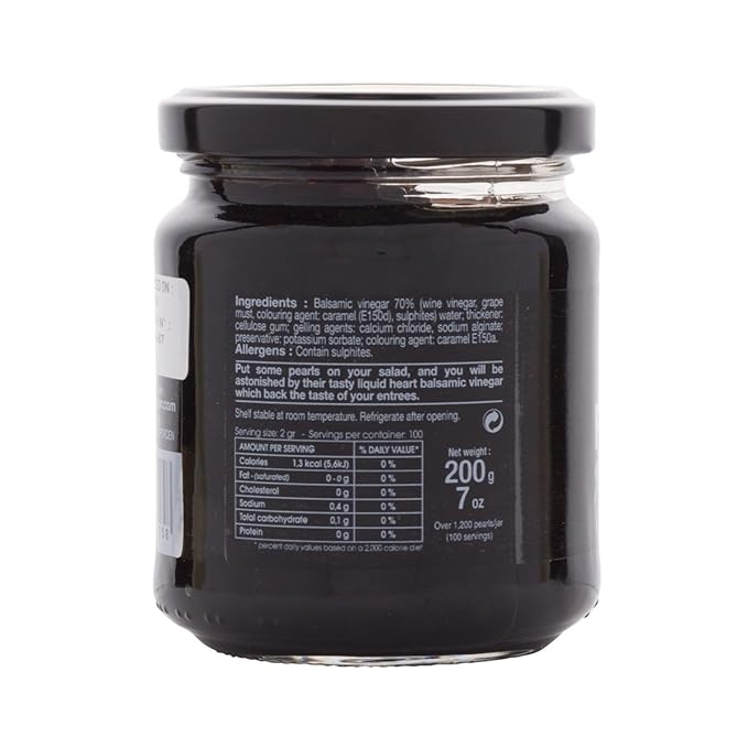 Christine Le Tennier Balsamic Vinegar Flavor Pearls 7oz Jar