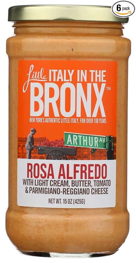 Little Italy In The Bronx Sauce Pasta Rosa 15 oz (Pack of 6)