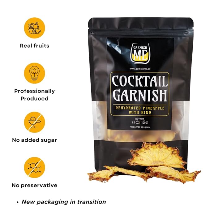 Dehydrated Pineapple slices bundle for cocktails