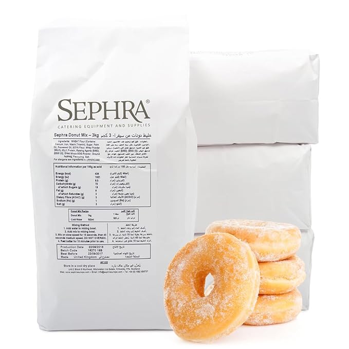 Sephra Cake Donut Mix - 26.4lb Case - Just Add Water