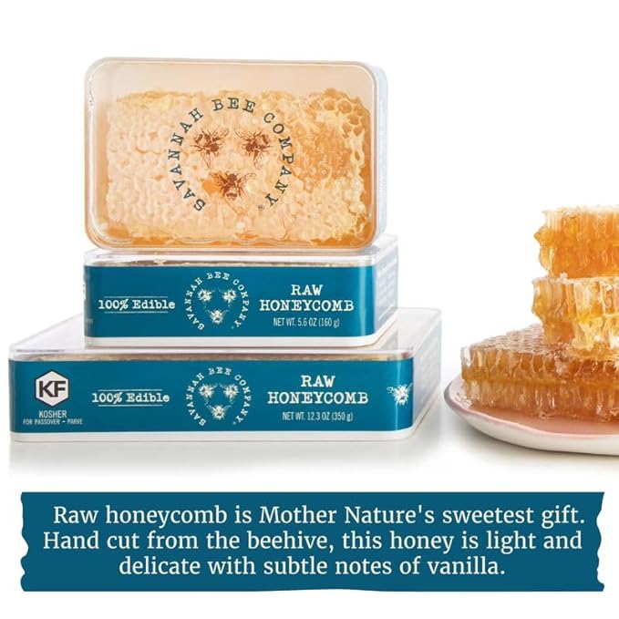 Savannah Bee Co Honey Comb Acacia 12.3 Ounce