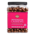 Wellsley Farms Milk Chocolate Covered Cashews 2.75 lbs - Whole Roasted Cashews in Creamy Milk Chocolate Gluten-Free Kosher Sweet Snack