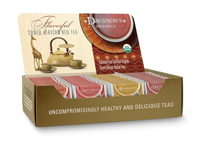 Davidson's Organics Assorted Red Teas 100-count Individually Wrapped Tea Bags