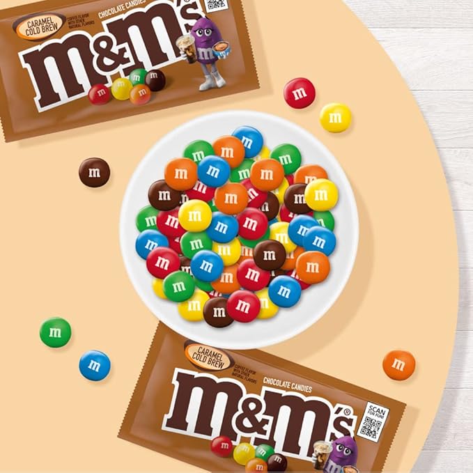 M&ampM'S CARAMEL COLD BREW SINGLES 1.41 OUNCES PER BAG 24 PER CARTON (TOTAL 33.84 (Pack of 2)