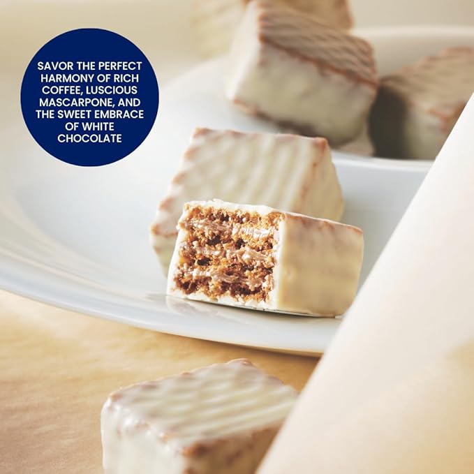ROYCE' Chocolate Wafers Tiramisu Cream - Chocolate Wafers with Flavorful Filling| Gourmet Snack for Gifting &amp Indulging | Japanese Chocolate from Hokkaido (12 Pieces of Chocolate)