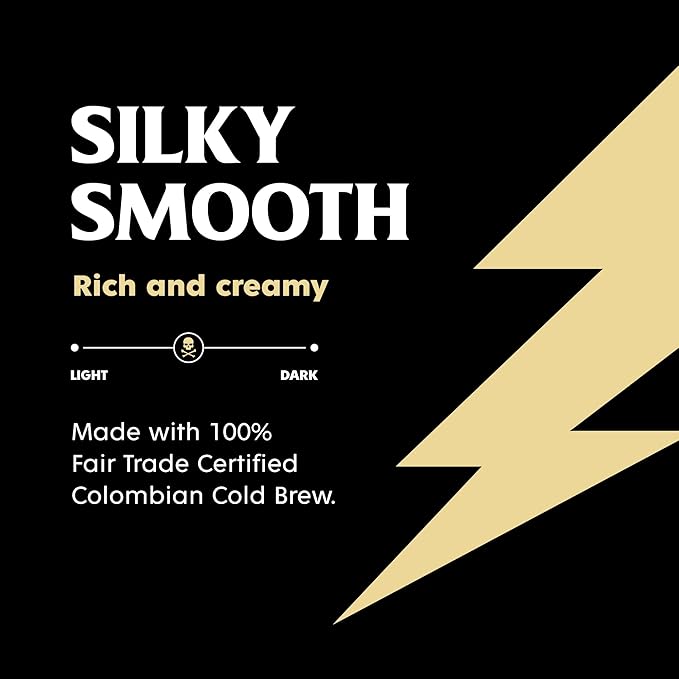 Death Wish Coffee Iced Coffee Cold Brew 8g Protein Fair Trade (Vanilla Latte)