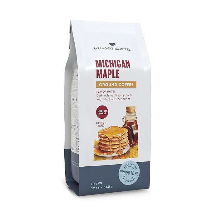 Almond Amaretto and Michigan Maple Ground Coffee Bundle