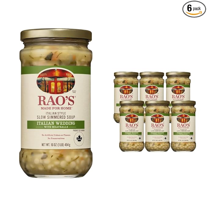 Rao's Homemade | Italian Wedding Soup | 16oz | Pack of 6