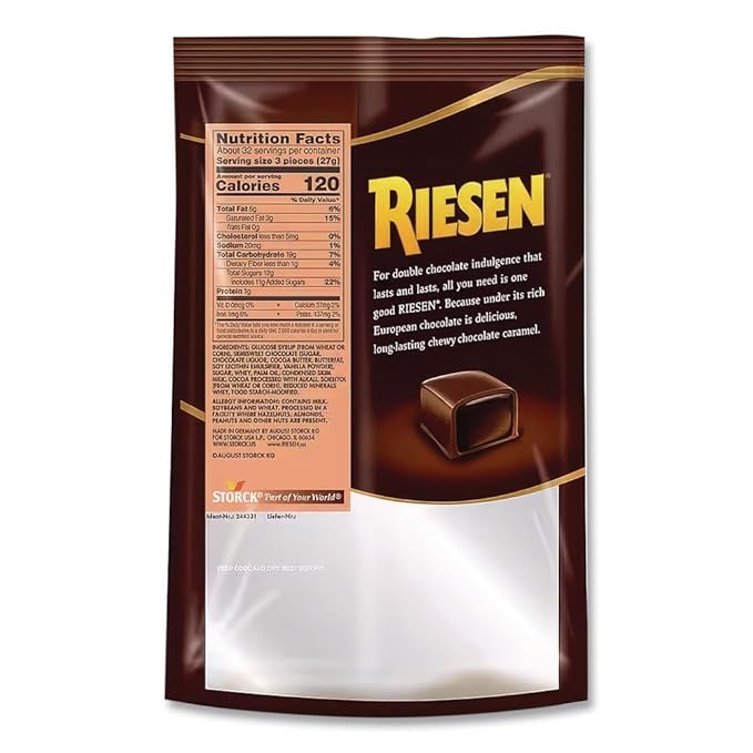 Riesen Chewy Chocolate Caramel Covered in Rich European Chocolate 30oz Bag