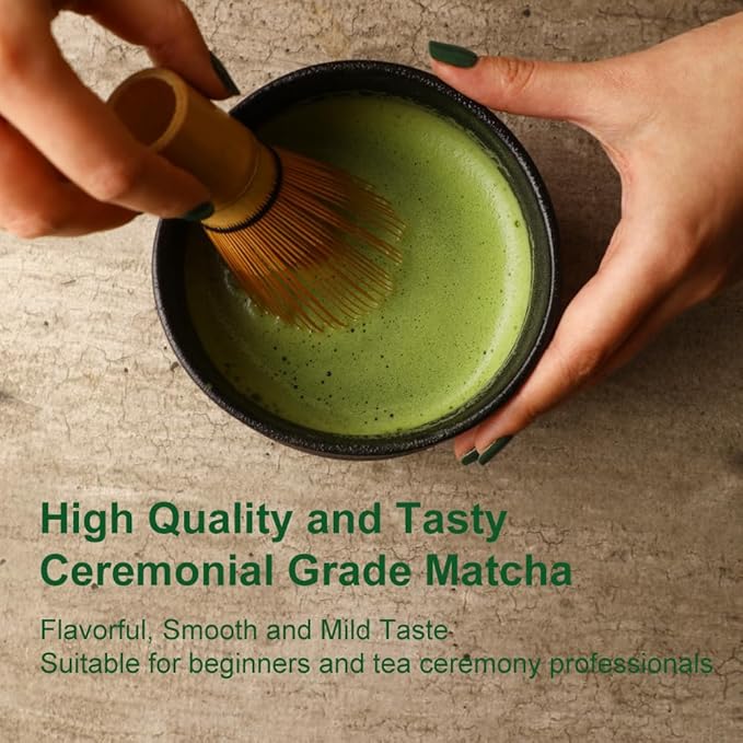 MatchAdmire Matcha Green Tea Powder - Premium First Harvest USDA Organic Gluten-Free Vegan 100% Pure Unsweetened No Additives 3.53oz Tin (All Purpose Culinary Grade Matcha)