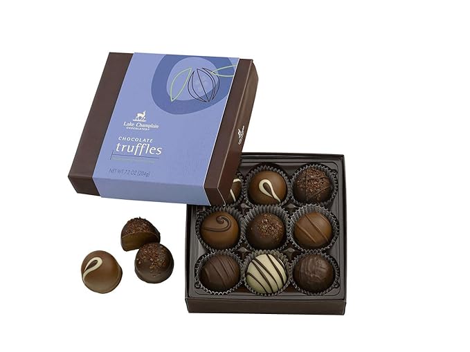 LAKE CHAMPLAIN CHOCOLATES Truffles 9Pc All Occasion 7.8 OZ