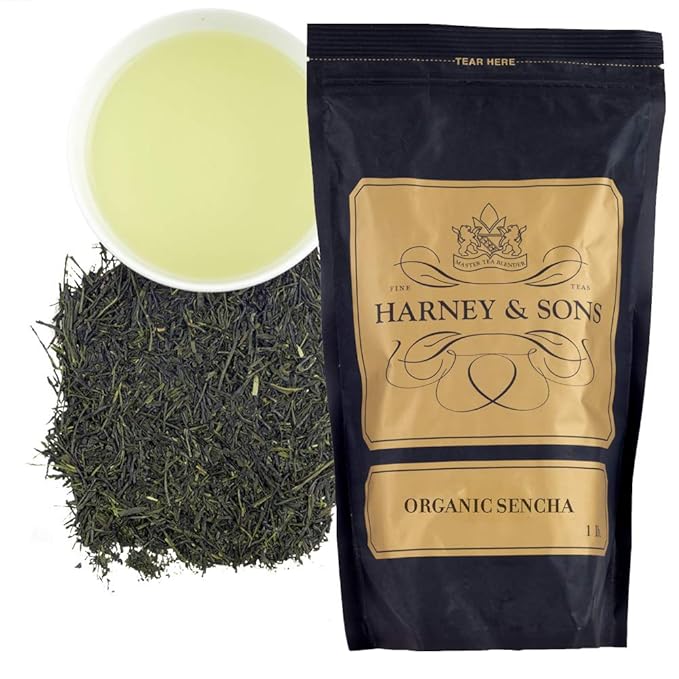 Harney &amp Sons Organic Sencha Tea| 16oz Bag of Loose Leaf Tea