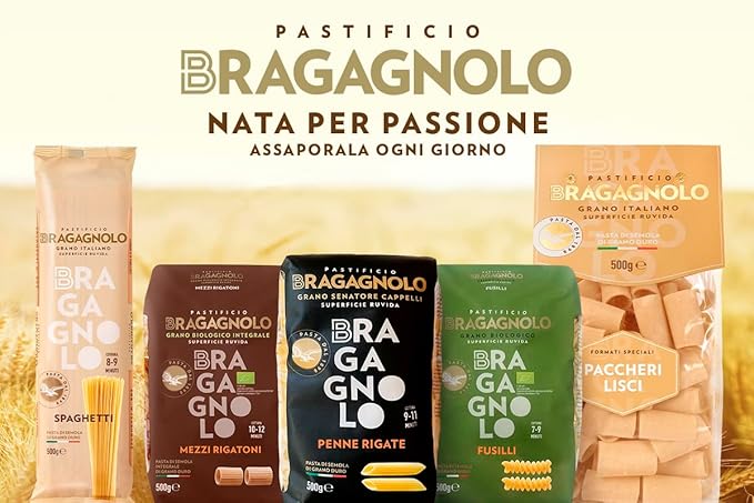 Pastificio Bragagnolo Penne Rigate 849 - 16 oz Bag (10 Pack)