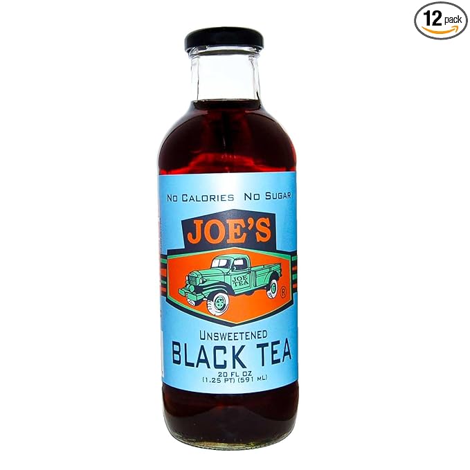 JOE TEA 20 OZ GLASS (Unsweetened Black Tea)