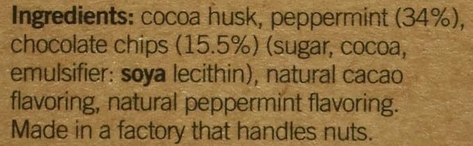 Teapigs Chocolate and Mint Herbal Tea Bags Made With Whole Tea Leaves Natural Ingredients Non-GMO Caffeine-Free – 90 Count (6 Packs of 15 Teabags)