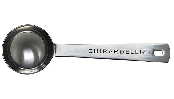 Ghirardelli Chocolate Caramel White Chocolate and Sea Salt Caramel Flavored Sauce 16 oz Bottles (Pack of 4) with Ghirardelli Stamped Barista Spoon