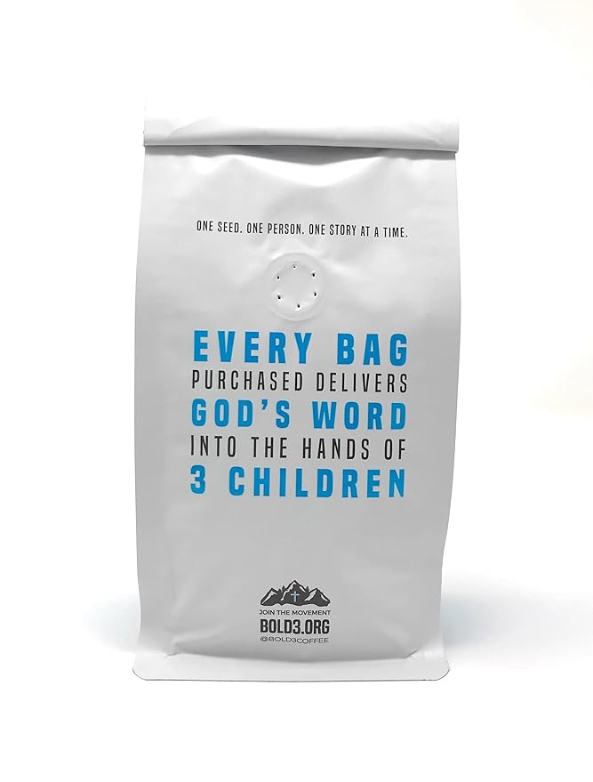 Fresh Roasted Weekly Dark Roast Whole Bean BOLD3 Coffee 10 oz Strong &amp Courageous USDA Organic &amp Fair Trade Certified