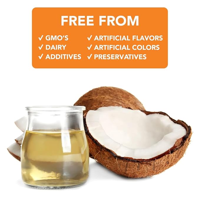 Miracle Palm Organic Refined Coconut Oil Gallon - USDA RBD 1 Gallon (Pack of 2) - Gluten Free Vegan Paleo - Ideal Coconut Oil for Cooking Baking Frying Hair &amp Skincare - Tasteless &amp Deod