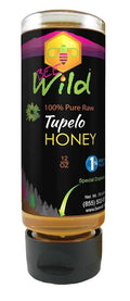 Bee Wild 100% Pure &amp Raw Honey - Tupelo 12 ounce