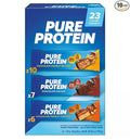 Pure Protein Bars Nutrient Rich Snacks with High Protein for Energy Support Minimal Sugar Gluten-Free Variety Pack (In NEYUM Packaging) (23 Pack)