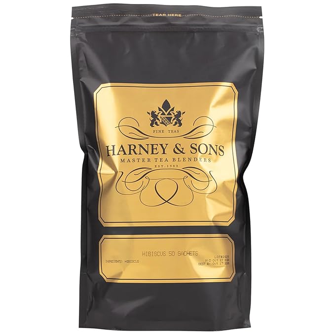 Harney &amp Sons Hibiscus Tea 50ct Sachet Bag