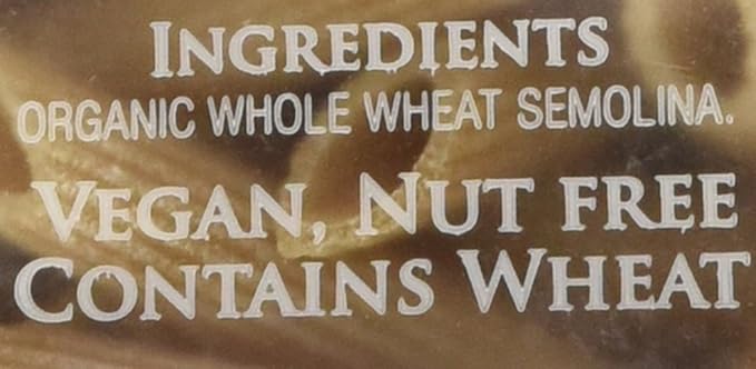 DeLallo Organic Whole Wheat Penne Rigate #361 Pound (Pack of 16)