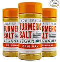 JADA Spices Turmeric Salt Spice and Seasoning - 3PACK Combo - Vegan Keto &amp Paleo Friendly - Perfect for Cooking BBQ Grilling Rubs Popcorn and more - Preservative &amp Additive Free