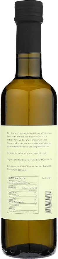 Canaan Oil Olive Organic 500 ml