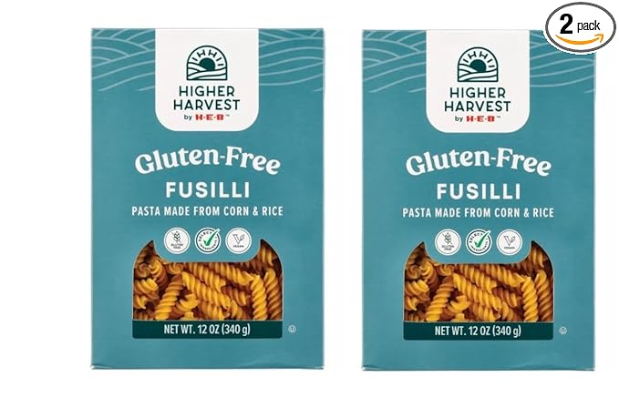 Higher Harvest by HEB Gluten Free Pasta - 2 pack (Fusilli 12oz)