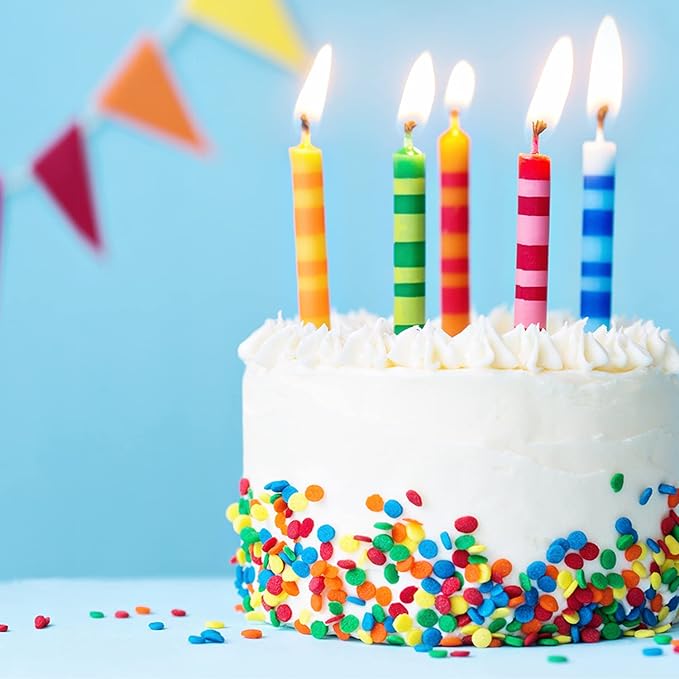 Rainbow Confetti Sprinkles - 1.7 LB Bulk - Birthday Confetti - Carnival Sprinkles - Primary Colored Sprinkles - Edible Confetti - Confetti Toppings