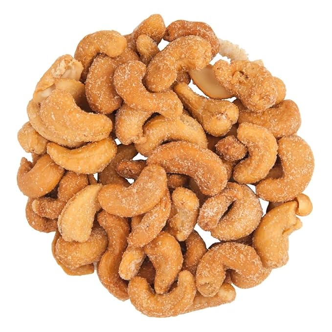 Bayside Candy Premium Cashews – Raw Roasted Salted &amp Honey Roasted (4LB Honey Roasted Cashews)