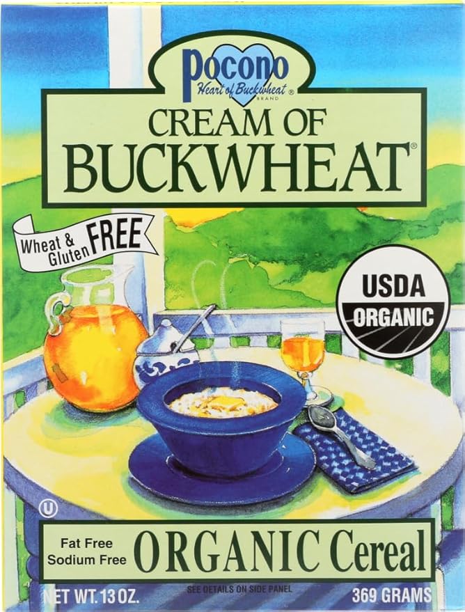 Pocono Organic Cream of Buckwheat Cereal (12x13 OZ) by Pocono