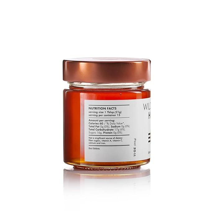 Laconic Foods | Wild Thyme Honey | Raw &amp Unfiltered Greek | Fourth-Generation Beekeepers | Single-Origin Mediterranean | 315g