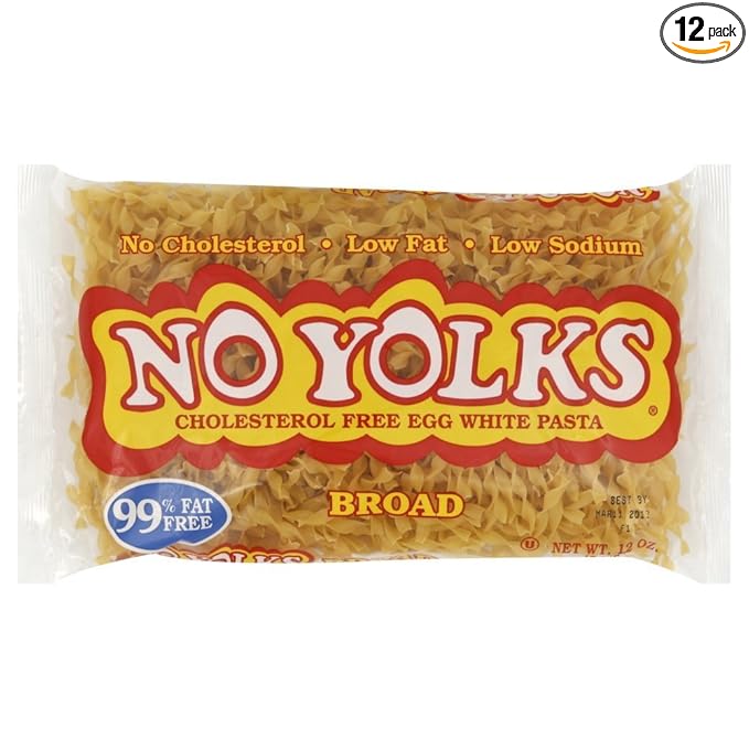 No Yolk Egg White Pasta 12 OZ (Pack of 12)12