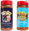 Meat Church BBQ Rub Combo: Holy Cow (12 oz) and Holy Gospel (12.5 oz) One Bottle of Each