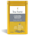 Tea Forte Caramel Nougat Premium Loose Leaf Caffeinated Black Tea Blend Canister Makes 35-50 Cups