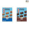 Clif Bar Minis Chocolate Chip &amp Brownie Flavor Organic Oats Energy Bars 0.99 oz. 20 Pack &amp 20 Pack Case
