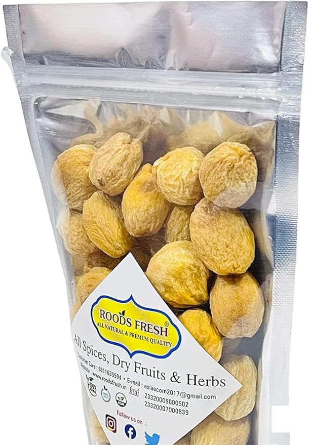 CROW Organic Premium Dried Apricot Dry Fruits Soft and Big Size Khumani (250)