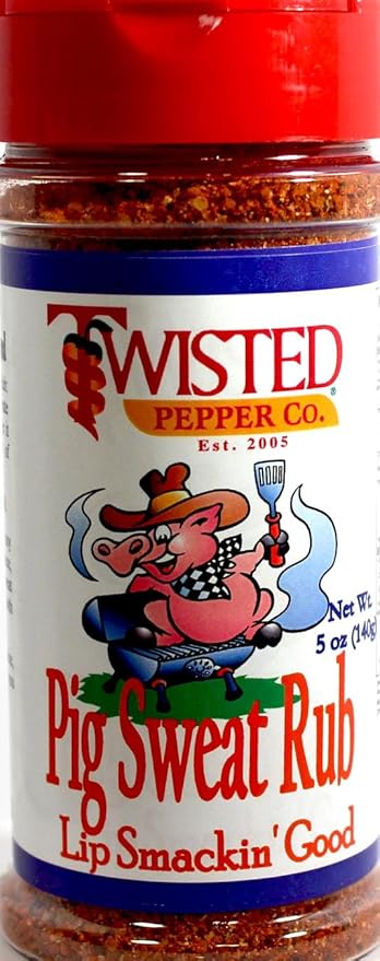 Twisted Pepper Co. Handcrafted Premium Rubs Just Grill It 3 Pack BBQ Rubs Chicken Rub Pig Sweat Rub Outlaws Season All Gluten Free Low Sodium No MSG 5 oz. Bottles