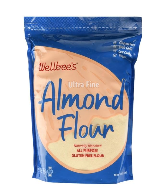 Wellbee's Almond Flour Extra Fine Gluten Free Blanched Low Carb All Purpose 5 lbs