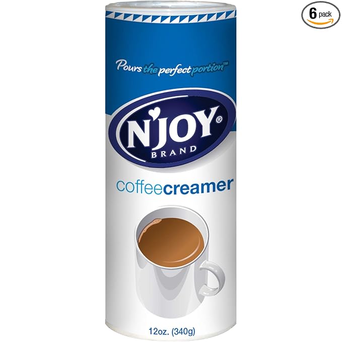 N'Joy Non Dairy 12 Coffee Creamer 72 Ounce (Pack of 6)