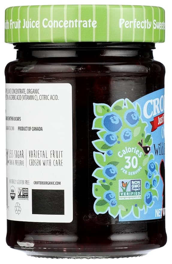 Crofters Food Ltd. Just Frt Sprd Og Wld Blub 10-Ounce (Pack of 6)