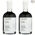 Carandini Emilio Silver Balsamic Vinegar of Modena PGI Premium Italian Vinegars | Made in Italy - 8.45 fl oz (2 Bottles)