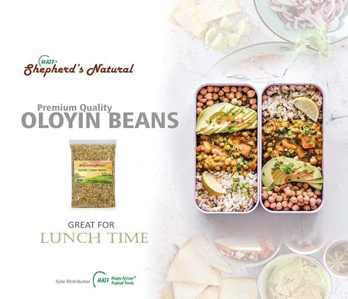 Oloyin Honey Beans by Shepherd's Natural 4 lbs. / 64 oz. Offers a quality easy-to-cook West African honey beans perfect for authentic dishes like Akara Moi-Moi and Gbegiri.