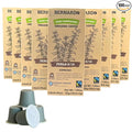 Bernardo PERLA Espresso Biodegradable Capsules Compatible with Nespresso Original Line Intensity 6/10 USDA Organic Home Compostable Capsules. 100 Count (10 Boxes of 10 Espresso Pods)