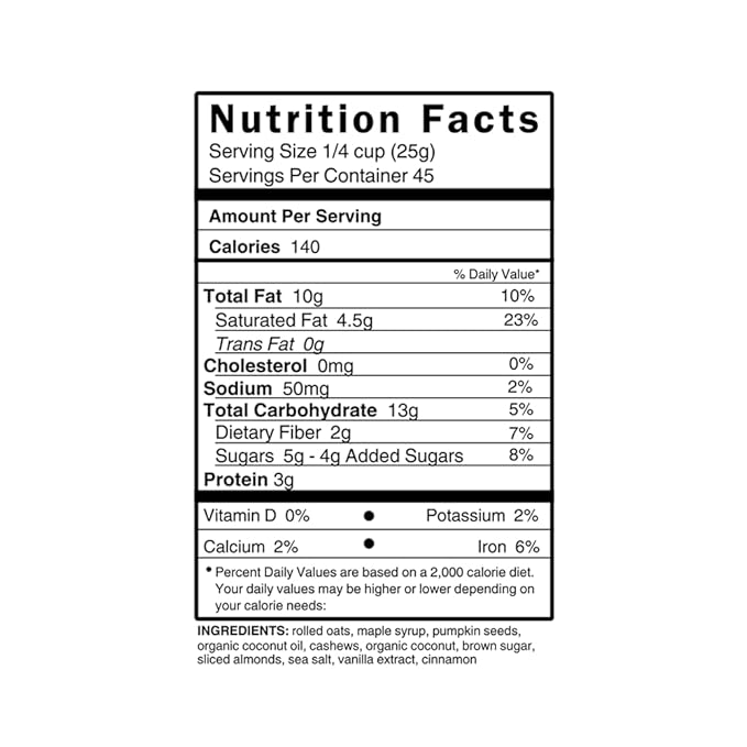 Hudson Henry Granola Cashew - 2.5lb Bulk Bag | Non-GMO Project Verified Gluten Free